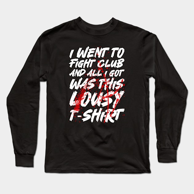 Fight Club souvenir Long Sleeve T-Shirt by AntiStyle